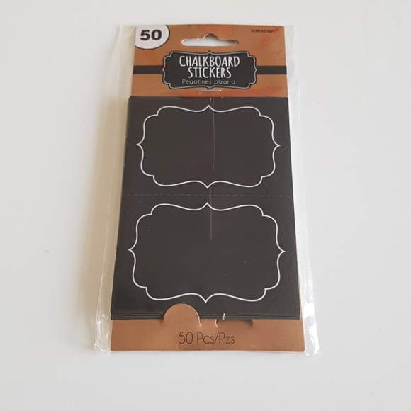 50 Chalkboard Stickers (50 pcs)